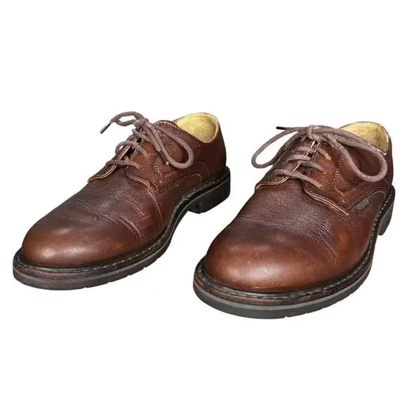 Mephisto Men’s Marlon Brown Leather Lace Up Oxford Size US 6.5